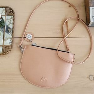 ZAC Zac Posen Metallic Crossbody Shoulder Bag